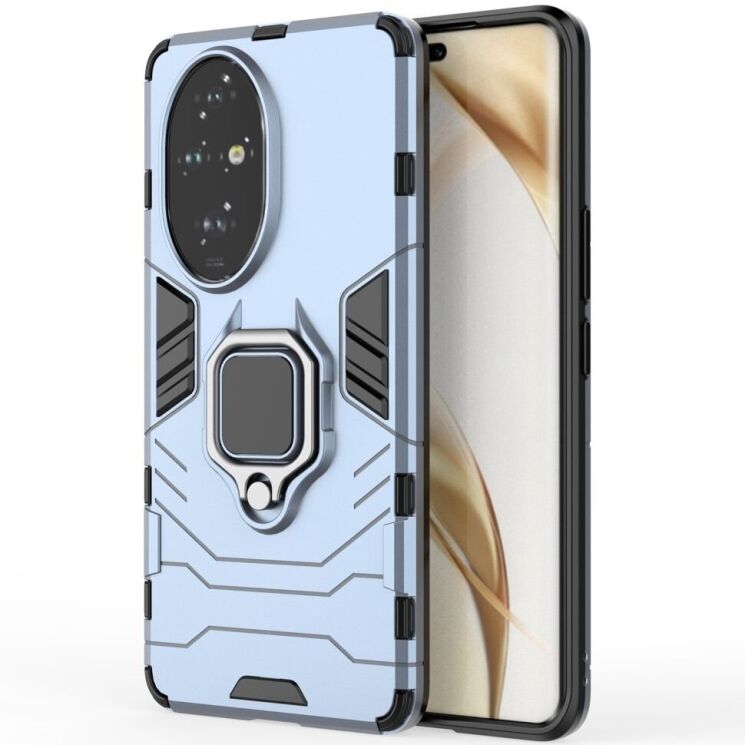Защитный чехол Deexe Hybrid Case для Honor 200 Pro - Blue: фото 2 из 6