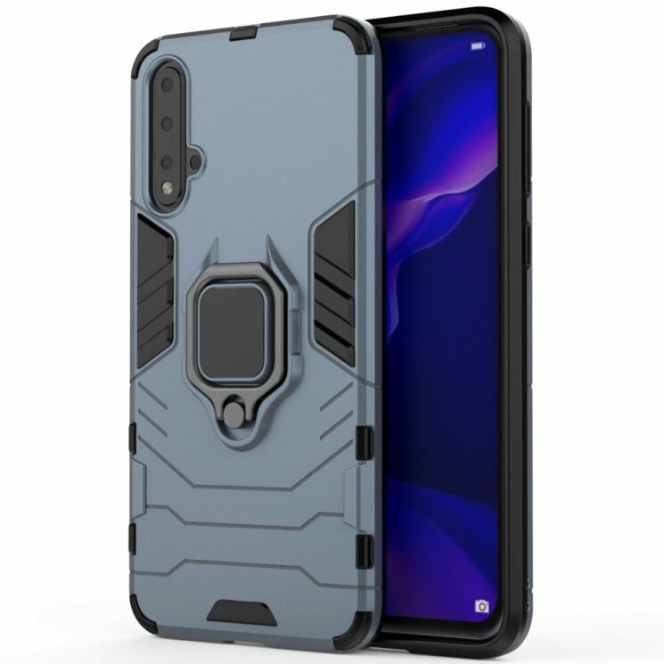 Защитный чехол Deexe Hybrid Case для Huawei Nova 5 - Blue: фото 4 из 5