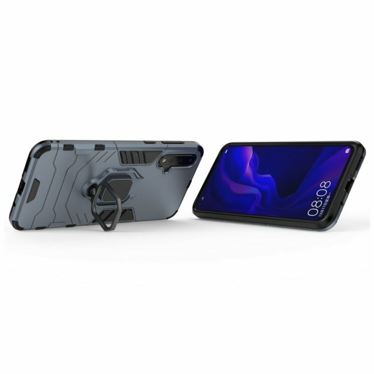 Защитный чехол Deexe Hybrid Case для Huawei Nova 5 - Blue: фото 5 из 5