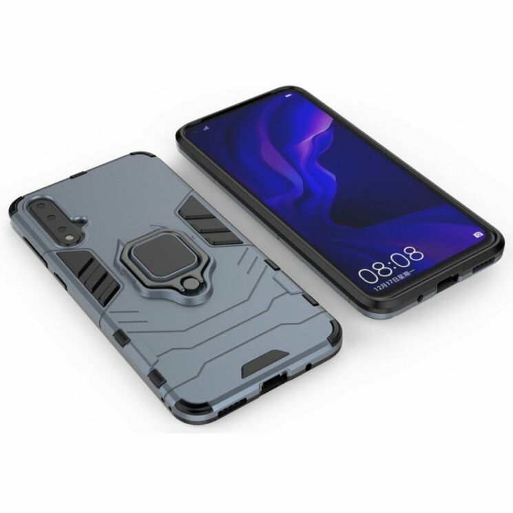 Защитный чехол Deexe Hybrid Case для Huawei Nova 5 - Blue: фото 3 из 5