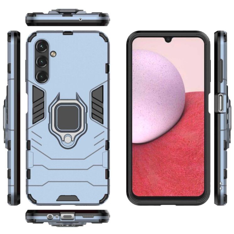 Защитный чехол Deexe Hybrid Case для Samsung Galaxy A14 (А145) - Black: фото 6 из 6