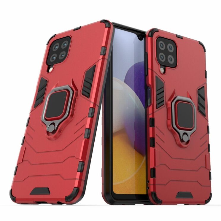 Защитный чехол Deexe Hybrid Case для Samsung Galaxy A22 (A225) - Red: фото 2 из 8
