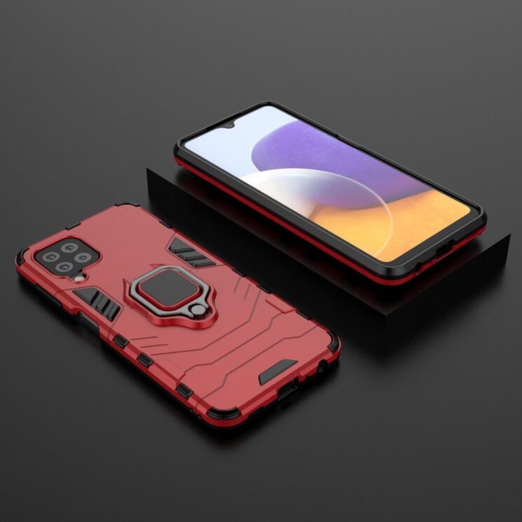 Защитный чехол Deexe Hybrid Case для Samsung Galaxy A22 (A225) - Red: фото 7 из 8