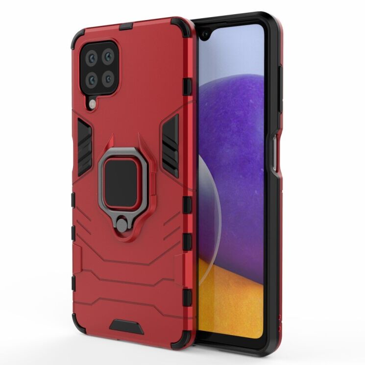 Защитный чехол Deexe Hybrid Case для Samsung Galaxy A22 (A225) - Red: фото 1 из 8