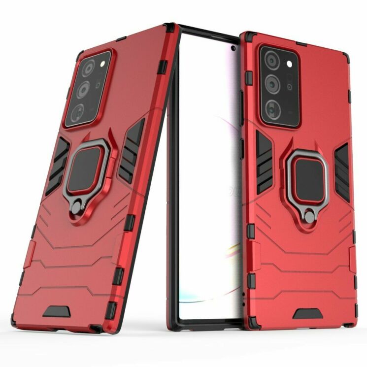Защитный чехол Deexe Hybrid Case для Samsung Galaxy Note 20 Ultra (N985) - Red: фото 1 из 9