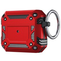 Защитный чехол Deexe Hybrid Cover для Apple AirPods 4 - Red: фото 1 из 8