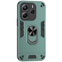 Защитный чехол Deexe Hybrid Shell для Xiaomi Redmi Note 14 4G - Green: фото 1 из 7