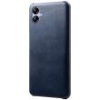 Защитный чехол Deexe Leather Back Cover для Samsung Galaxy A05 (A055) - Blue (340455L)