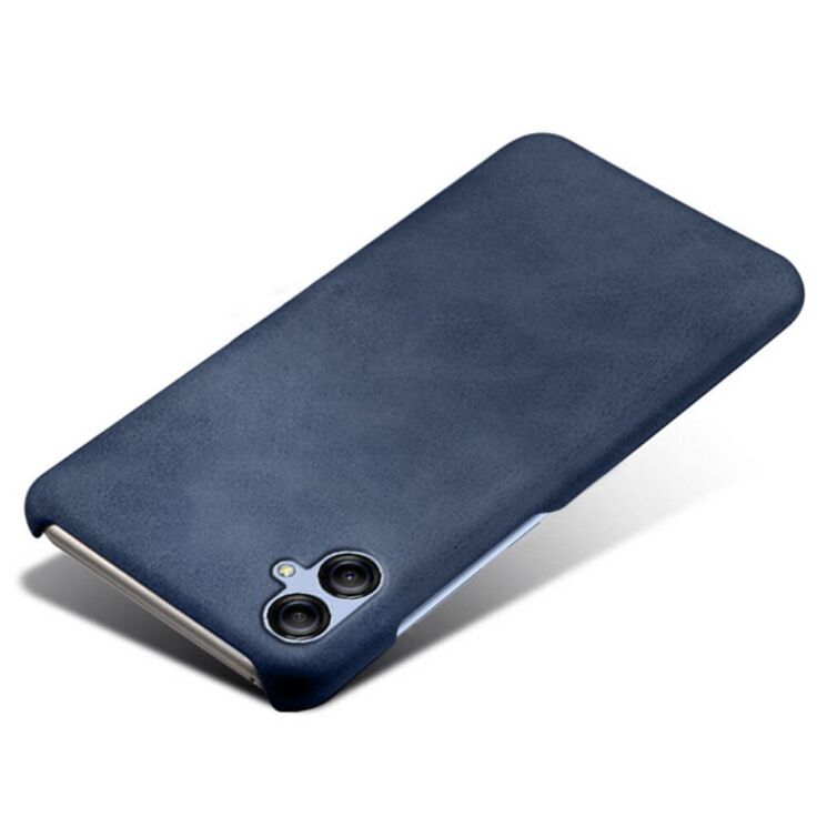 Защитный чехол Deexe Leather Back Cover для Samsung Galaxy A05 (A055) - Blue: фото 3 из 4