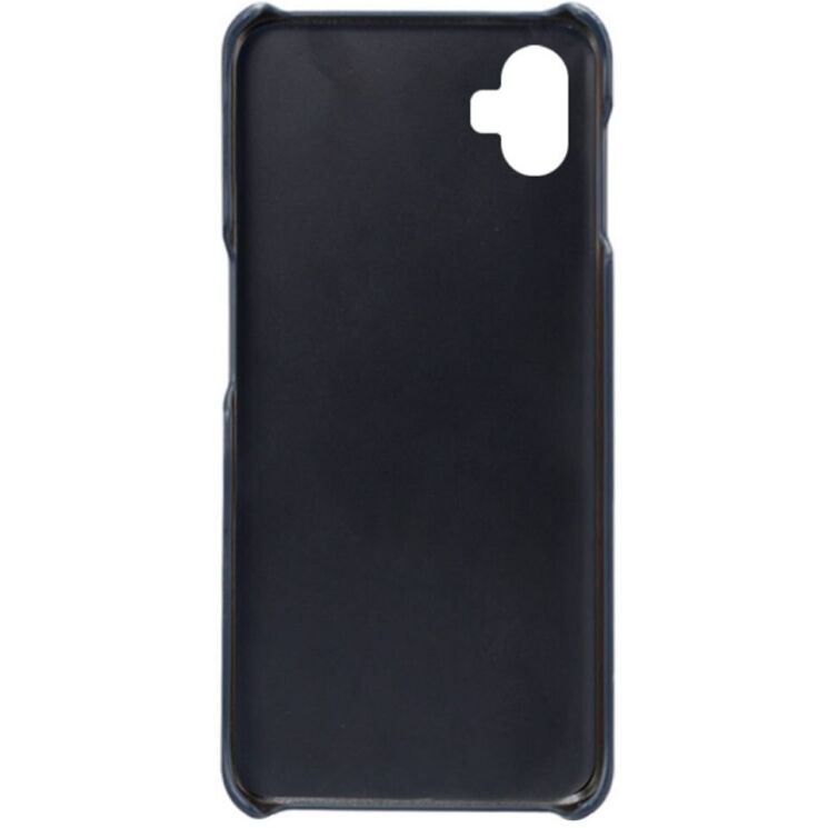 Защитный чехол Deexe Leather Back Cover для Samsung Galaxy A05 (A055) - Blue: фото 4 из 4