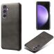 Захисний чохол Deexe Leather Back Cover для Samsung Galaxy S23 FE - Black (334438B). Фото 2 з 4