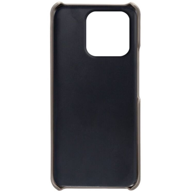 Захисний чохол Deexe Leather Back Cover для Xiaomi Redmi 12C - Grey: фото 4 з 4
