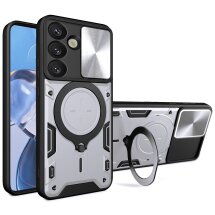 Защитный чехол Deexe Magnetic Space для Samsung Galaxy S26 Plus - Silver: фото 1 из 8