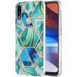 Защитный чехол Deexe Marble Pattern Motorola Moto E7 Power / Moto E7i / Moto E7i Power - Green (279434G)