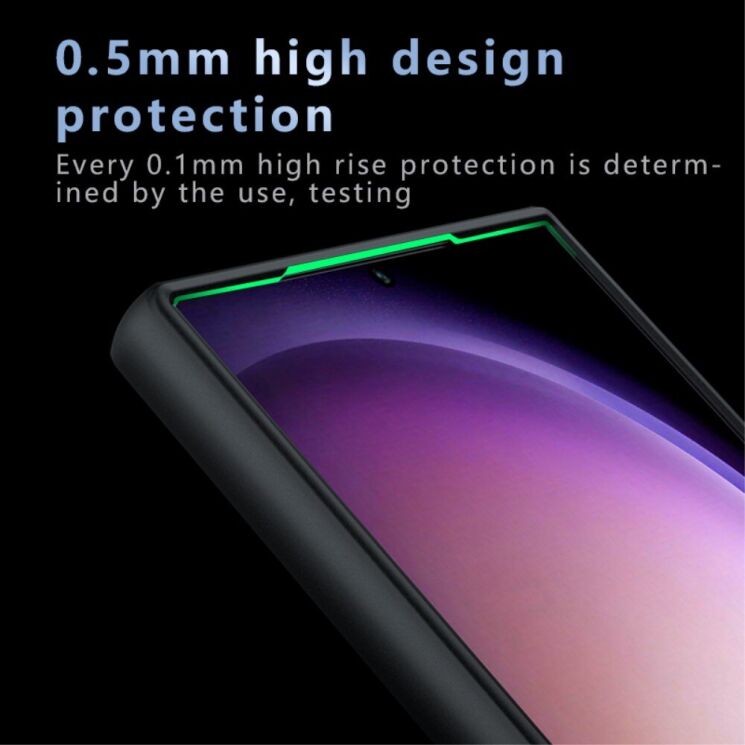 Защитный чехол Deexe Matte Skin with MagSafe для Samsung Galaxy S24 Ultra (S928) - Transparent Black: фото 6 из 13