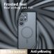 Защитный чехол Deexe Matte Skin with MagSafe для Samsung Galaxy S24 Ultra (S928) - Transparent Black (346991H). Фото 8 из 13