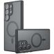 Защитный чехол Deexe Matte Skin with MagSafe для Samsung Galaxy S24 Ultra (S928) - Transparent Black (346991H). Фото 1 из 13
