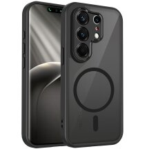 Защитный чехол Deexe Matte Skin with MagSafe для TECNO Camon 50 - Black: фото 1 из 8