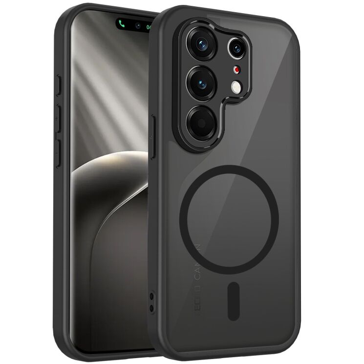 Защитный чехол Deexe Matte Skin with MagSafe для TECNO Camon 50 - Black: фото 1 из 8