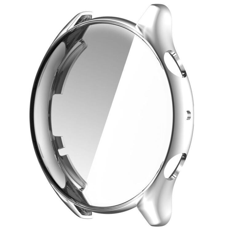 Защитный чехол Deexe Protective Frame для Amazfit GTR 3 / GTR 3 Pro - Silver: фото 1 из 7