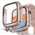 Защитный чехол Deexe Protective Frame для Apple Watch 44 mm - Rose Gold: фото 1 из 8