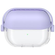 Захисний чохол Deexe Revert Stand для Samsung Galaxy Buds 3 / Buds 3 Pro - Light Purple: фото 1 з 9