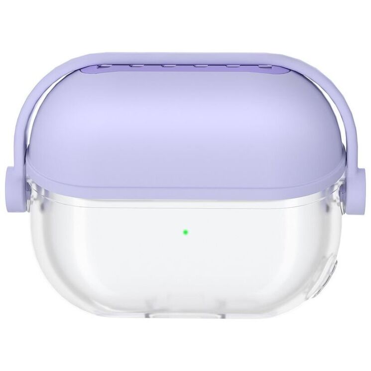 Захисний чохол Deexe Revert Stand для Samsung Galaxy Buds 3 / Buds 3 Pro - Light Purple: фото 1 з 9