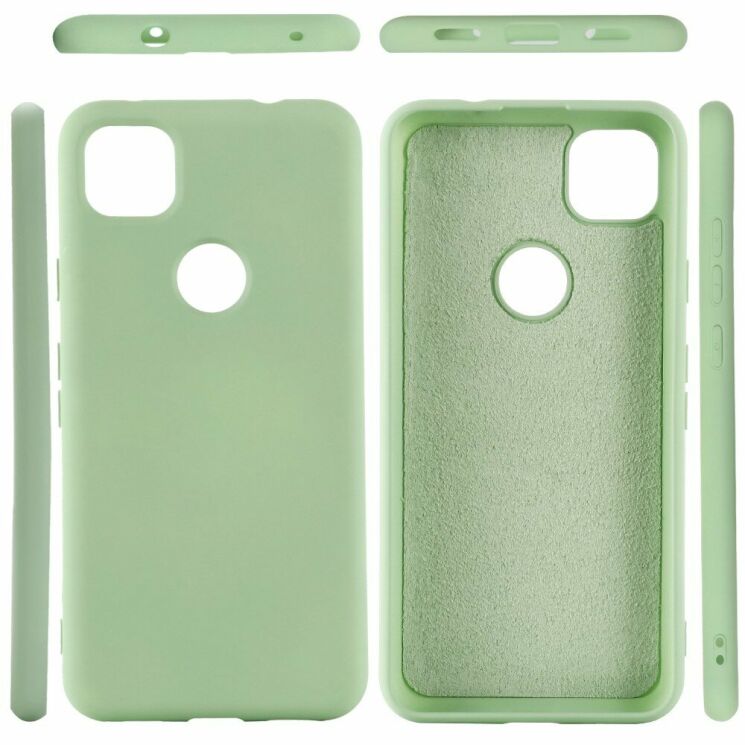 Защитный чехол Deexe Silicone Case для Google Pixel 4A - Green: фото 1 из 5