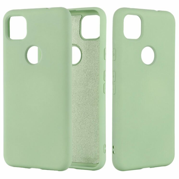 Защитный чехол Deexe Silicone Case для Google Pixel 4A - Green: фото 2 из 5