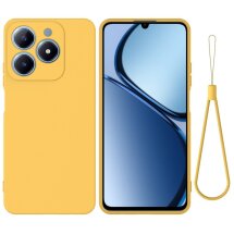Защитный чехол Deexe Silicone Case для Realme C63 / C61 - Yellow: фото 1 из 7