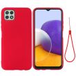Силиконовый (TPU) чехол Deexe Silicone Case для Samsung Galaxy A22 5G (A226) - Red (298918R)