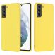 Защитный чехол Deexe Silicone Case для Samsung Galaxy S22 - Yellow (290010Y). Фото 1 из 8