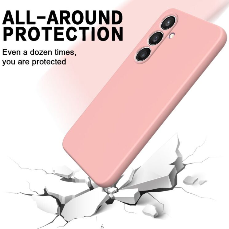 Защитный чехол Deexe Silicone Case для Samsung Galaxy S24 FE (S721) - Purple: фото 3 из 8