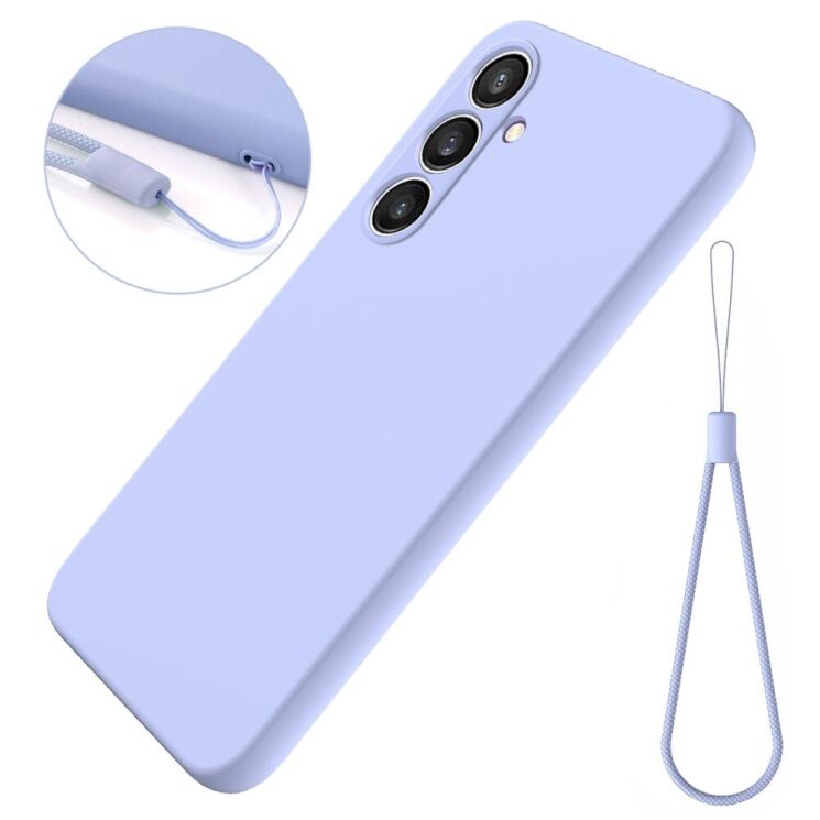 Защитный чехол Deexe Silicone Case для Samsung Galaxy S24 FE (S721) - Purple: фото 2 из 8