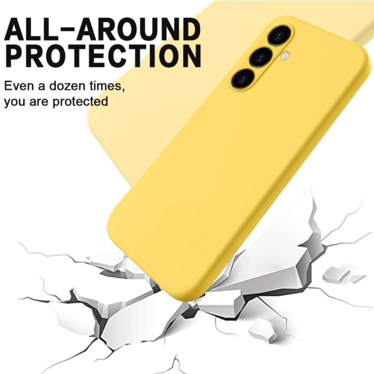 Защитный чехол Deexe Silicone Case для Samsung Galaxy S24 FE (S721) - Purple: фото 6 из 8