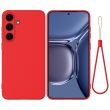 Защитный чехол Deexe Silicone Case для Samsung Galaxy S25 Plus (S936) - Red (371915R)