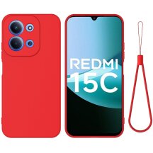 Захисний чохол Deexe Silicone Case для Xiaomi Redmi 15C / Poco C85 - Red: фото 1 з 9