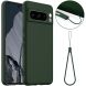 Защитный чехол Deexe Silicone Case with MagSafe для Google Pixel 8 Pro - Dark Green (325890DG). Фото 1 из 9