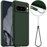 Защитный чехол Deexe Silicone Case with MagSafe для Google Pixel 8 Pro - Dark Green: фото 1 из 9