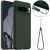 Защитный чехол Deexe Silicone Case with MagSafe для Google Pixel 8 Pro - Dark Green: фото 1 из 9