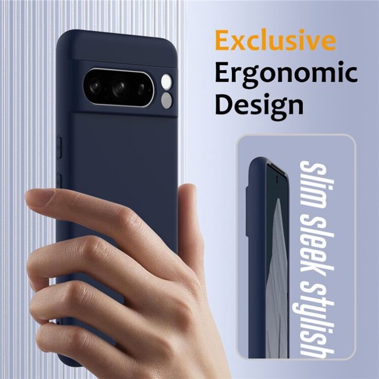 Защитный чехол Deexe Silicone Case with MagSafe для Google Pixel 8 Pro - Dark Green: фото 5 из 9