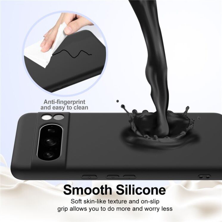 Защитный чехол Deexe Silicone Case with MagSafe для Google Pixel 8 Pro - Dark Green: фото 6 из 9