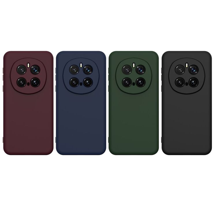 Защитный чехол Deexe Silicone Case with MagSafe для Honor Magic 7 Pro - Black: фото 2 из 9