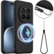 Защитный чехол Deexe Silicone Case with MagSafe для Honor Magic 7 Pro - Black (380840B). Фото 1 из 9