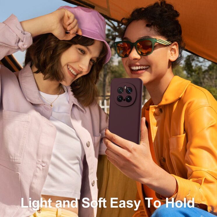 Защитный чехол Deexe Silicone Case with MagSafe для Honor Magic 7 Pro - Black: фото 9 из 9