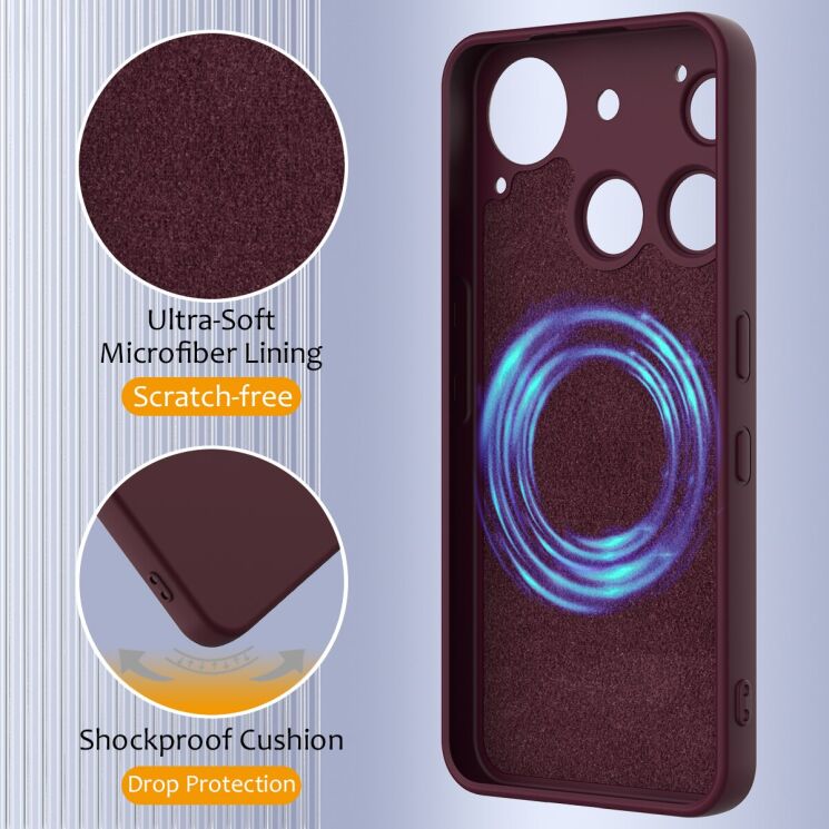Захисний чохол Deexe Silicone Case with MagSafe для Nothing Phone (3) - Black: фото 8 з 9