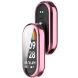 Захисний чохол Deexe Silicone Frame для Xiaomi Mi Smart Band 10 - Pink (385500P). Фото 3 з 4