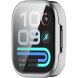 Захисний чохол Deexe Silicone Frame для Xiaomi Redmi Watch 6 Lite - Silver (268101S). Фото 3 з 6