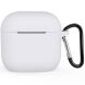 Защитный чехол Deexe Silicone Sleeve для Apple AirPods 4 - White (364411W). Фото 1 из 11