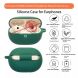 Защитный чехол Deexe Silicone Sleeve для Huawei FreeBuds Pro 5 - Blackish Green (410700DG). Фото 5 из 11